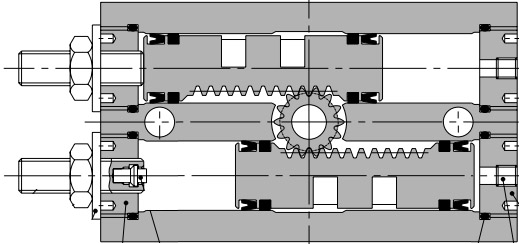 180度旋轉(zhuǎn)氣缸 180度旋轉(zhuǎn)氣缸